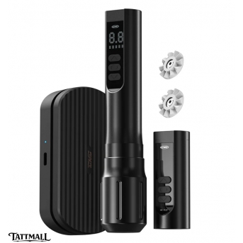 CNC X WE PLUS Professional Wireless Tattoo Machine 3.0/4.0/3.5MM Stroke Wireless Pedal Control Version